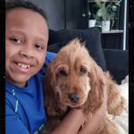 Frankie-Rae Law e cachorro 2