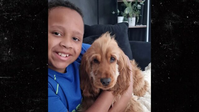 Frankie-Rae Law e cachorro 2