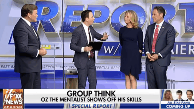 Mentalista assusta Brian Kilmeade, da Fox News, com truque de PIN de caixa eletrônico, uma semana após o colapso de 'The View' de Sarah Haines
