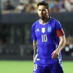 Messi na seleção argentina em meio aos playoffs de Miami