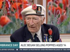 ‘Meus amigos deram suas vidas por quê, pelo país de hoje?’: Veterano de 100 anos da 2ª Guerra Mundial choca os anfitriões do GMB ao declarar que vencer a guerra ‘não valeu a pena’ por causa do lamentável estado do país – ecoando uma nova pesquisa importante sobre a Grã-Bretanha de Starmer Um veterano da Segunda Guerra Mundial deixou Adil Ray e Kate Garraway do Good Morning Britain 'mortificados' depois de dizer aos anfitriões ao vivo que vencer a guerra 'não valeu a pena'