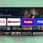 Logotipo da Netflix na TV acima de dois boxeadores se enfrentando