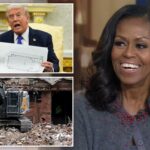Michelle Obama ataca a demolição da ala leste da Casa Branca por Trump