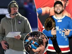 Mike Kafka não teve nenhum problema com a aparição de Cam Skattebo na WWE: ‘Foi uma coisa legal’ Mike Kafka não teve nenhum problema com a aparição de Cam Skattebo na WWE: ‘Foi uma coisa legal’