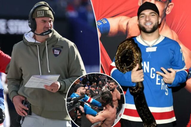 Mike Kafka não teve nenhum problema com a aparição de Cam Skattebo na WWE: ‘Foi uma coisa legal’
