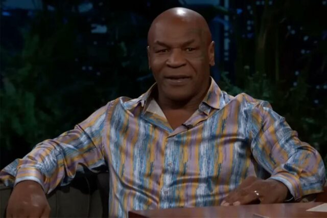 Mike Tyson durante uma aparição no 