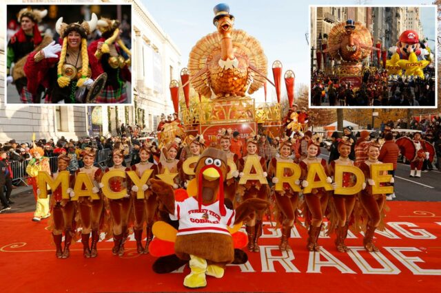 Milhares celebram a 99ª Parada Anual do Dia de Ação Milhares celebram a 99ª Parada Anual do Dia de Ação de Graças da Macy's em Nova York: 'Turquia, aqui!'