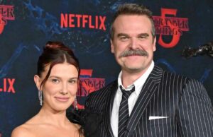 Millie Bobby Brown diz que se sentiu segura trabalhando com David Harbor no set Millie-Bobby-Brown-e-David-Harbour-GettyImages-2245484741