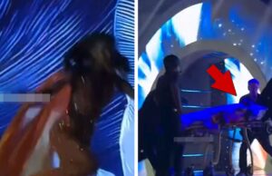 Miss Jamaica tira uma queda desagradável do palco nas preliminares do Miss Universo, em vídeo 111925_miss_universe_jamaica_primary