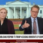 'Morning Joe' eviscera Mike Johnson e Karoline Leavitt por defenderem as ameaças de sedição de Trump: 'Isso é orwelliano!' | Vídeo