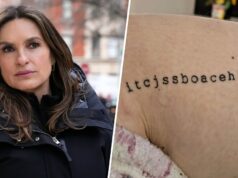 Mulher faz uma tatuagem épica de ‘Lei e Ordem’ que só os fãs entenderão: EXCLUSIVO Mulher faz uma tatuagem épica de ‘Lei e Ordem’ que só os fãs entenderão: EXCLUSIVO