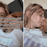 Mulher percebe que cachorro está agindo de forma estranha, mas no dia seguinte ela recebe um diagnóstico que muda sua vida