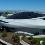 Lucas Museum of Narrative Art no Exposition Park na segunda-feira, 10 de novembro de 2025 em Los Angeles, CA. (Crédito: Eric Thayer/Los Angeles Times via Getty Images)