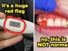 “NÃO está tudo bem”: 19 sinais de saúde que você nunca deve ignorar, segundo médicos e enfermeiras Termômetro digital exibindo uma temperatura de 39,2°C sendo segurado na mão