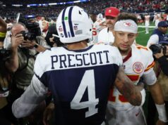 NFL reage ao aperto de mão pós-jogo entre Patrick Mahomes e Dak Prescott NFL reage ao aperto de mão pós-jogo entre Patrick Mahomes e Dak Prescott