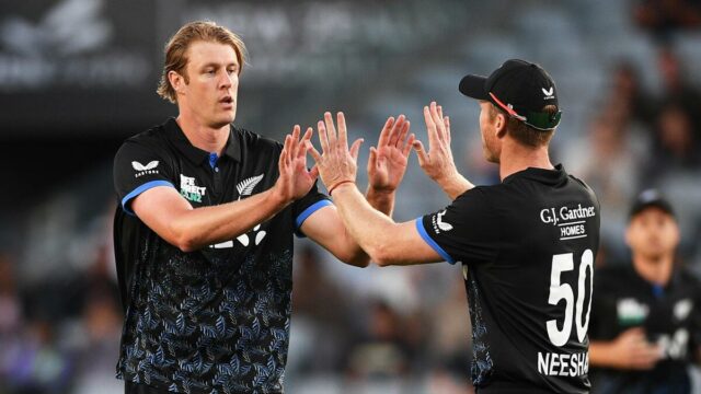 NZ vs WI, 3º T20I: Nova Zelândia vence as Índias Ocidentais por nove corridas em um final tenso
