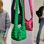 Uma modelo usa uma jaqueta Free People Barn.