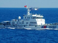 Navios da Guarda Costeira Chinesa navegam pelas Ilhas Senkaku administradas pelo Japão Navios da Guarda Costeira Chinesa navegam pelas Ilhas Senkaku administradas pelo Japão