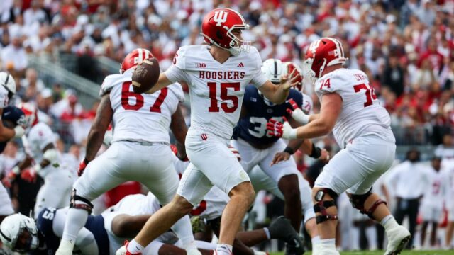 Nº 2, Indiana, sobrevive a uma oferta frustrada com um TD vencedor
