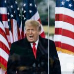 Apoiadores de Trump dentro do Capitólio dos EUA em 6 de janeiro de 2021.