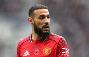 Noussair Mazraoui se aproxima da marca de 12 meses pelo Man Utd e quebrou sua seqüência ininterrupta pelo Marrocos ícone de correio