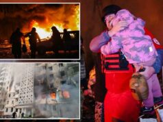 Nove mortos em ataque russo à Ucrânia: Zelensky Nove mortos em ataque russo à Ucrânia: Zelensky