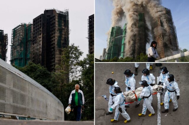 Número de mortos em incêndio em Hong Kong sobe para 146 depois que mais corpos foram encontrados em complexo de apartamentos
