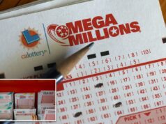 Números vencedores da Mega Millions sorteados para um jackpot de US$ 843 milhões – o oitavo maior na história do jogo Os números vencedores são 16, 21, 23, 48, 70 com a Megabola branca 5.