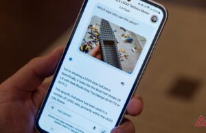 A nova ferramenta Google Gemini torna a edição de imagens mais fácil do que nunca O ícone do Mensagens do Google na tela inicial de um Samsung Galaxy S23+.
