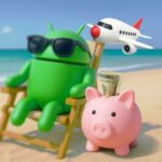 Um GIF destacando as novas ofertas de voos com tecnologia de IA do Google Flight.