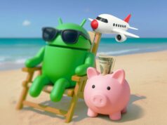 O Google quer que suas próximas férias sejam construídas, orçadas e reservadas na Pesquisa Um GIF destacando as novas ofertas de voos com tecnologia de IA do Google Flight.