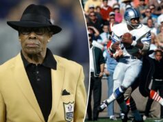 O Hall da Fama do Futebol Profissional pede desculpas após relatar incorretamente a morte da lenda do Lions, Lem Barney logotipo de fantasia azarão