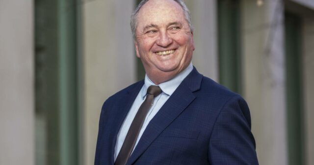 O MP Maverick Barnaby Joyce deixa o Nats com 'coração pesado' para sentar no banco cruzado
