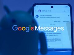 O Mensagens do Google acabou de mudar a forma como os links aparecem em suas mensagens O ícone do Mensagens do Google na tela inicial de um smartphone