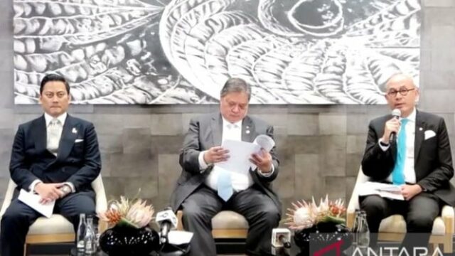 O Ministro Coordenador Airlangga afirma que a Finlândia está interessada em investir em tecnologia e telecomunicações
