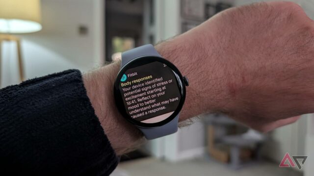 O Wear OS 6 parece estar enviando alertas de estresse O Wear OS 6 parece estar enviando alertas de estresse falsos e frequentes