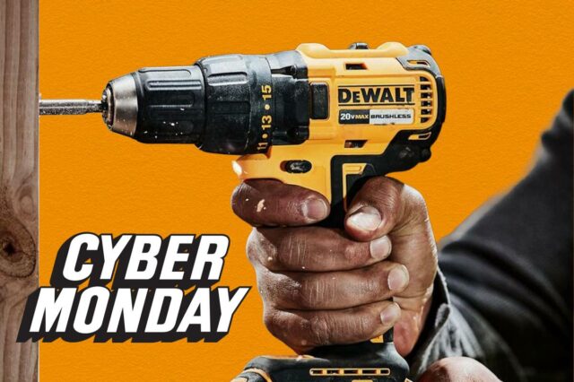 Furadeira DeWalt 20V Max Brushless, bateria 2Ah e carregador.