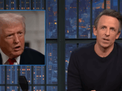O amargo ataque de Trump depois de ser chamado de ‘o presidente mais impopular de todos os tempos’ Seth Meyers discute Trump