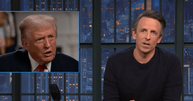 Seth Meyers discute Trump