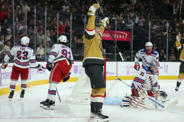 O ataque do Rangers falha mais uma vez na derrota para os Golden Knights

