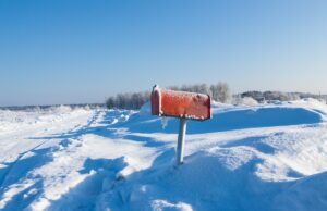 Os novos modelos meteorológicos de IA da Nvidia provavelmente viram esta tempestade chegando semanas atrás frozen mail box in snow