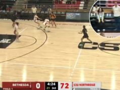 O basquete feminino da Bethesda começa o jogo com um buraco de 72-0 em uma cena chocante CSUN Bethesda 72-0