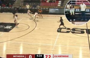 O basquete feminino da Bethesda começa o jogo com um buraco de 72-0 em uma cena chocante CSUN Bethesda 72-0