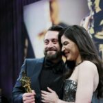 O bebê do Emmy de Kieran Culkin e Jazz Charton está aqui, diz Sarah Snook, co-estrela de 'Succession'