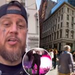 O cantor Jelly Roll afirma que foi 'tratado como um criminoso' na loja Louis Vuitton de Sydney