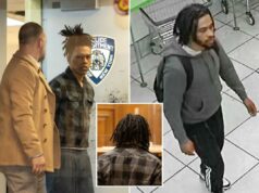 O caos irrompe durante a acusação de canalha acusado de estuprar uma menina de 12 anos nas escadas de Nova York O caos irrompe durante a acusação de canalha acusado de estuprar uma menina de 12 anos nas escadas de Nova York