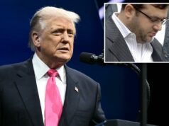 O conspirador Ponzi cuja sentença foi comutada por Trump está voltando para a prisão por causa do golpe COVID-19 de US$ 44 milhões Eliyahu Weinstein sendo escoltado por agentes do FBI.