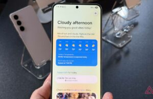 O desconto agressivo da Samsung faz com que finalmente valha a pena dar uma olhada no Galaxy S25 FE Samsung Galaxy S25 FE encostado a uma lâmpada