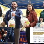 O e-mail da AOC busca doações para distribuição de perus – mas o dinheiro vai direto para os cofres de sua campanha