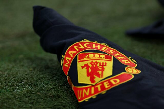Uma vista da Manchester United Academy antes da partida da Premier League 2 entre Manchester United Sub-21 e Newcastle United Sub-21 no complexo de treinamento Carrington em 2023 em Manchester, Inglaterra.